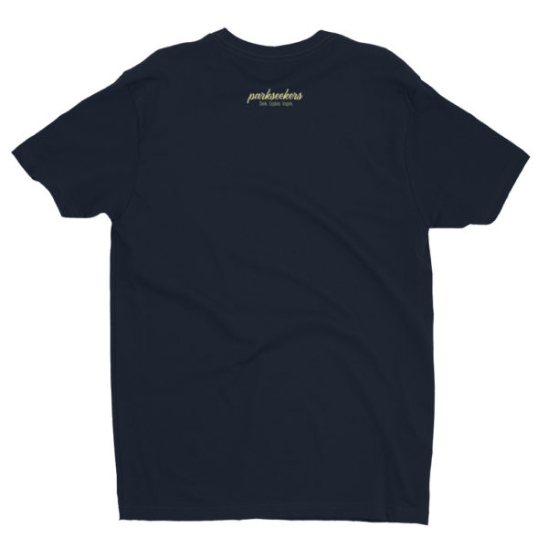 Parkseekers 'Waves' Short Sleeve Men's Fitted T-shirt - Image 2