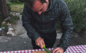 Cooking at the campsite